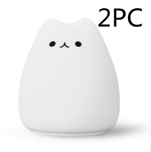 Silicone cat LED night light