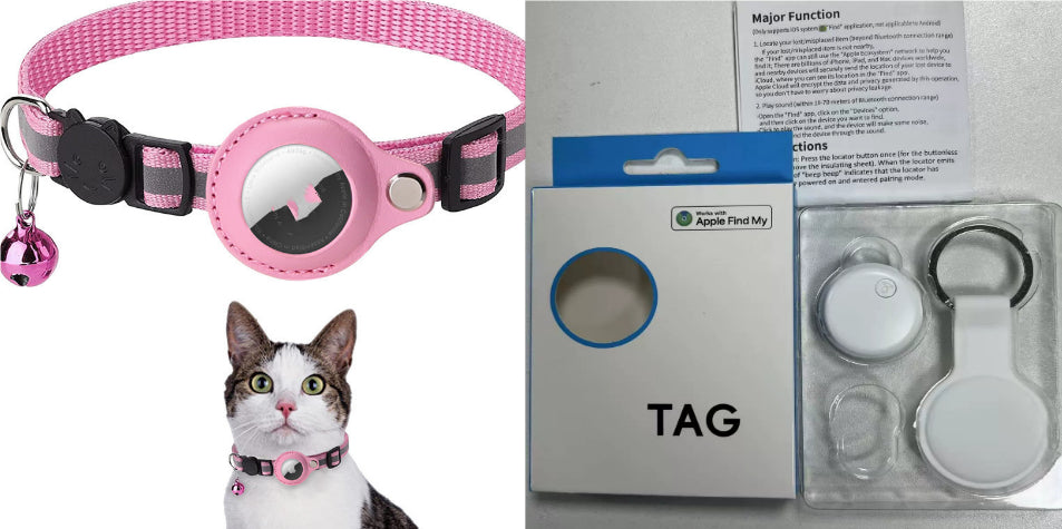 Reflective Collar Waterproof Holder Case For Airtag Air Tag Airtags Pr
