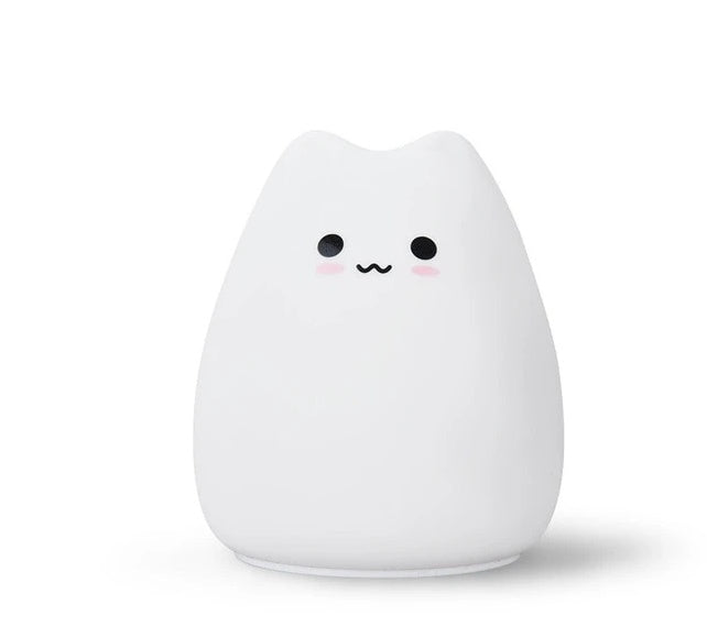 Silicone cat LED night light