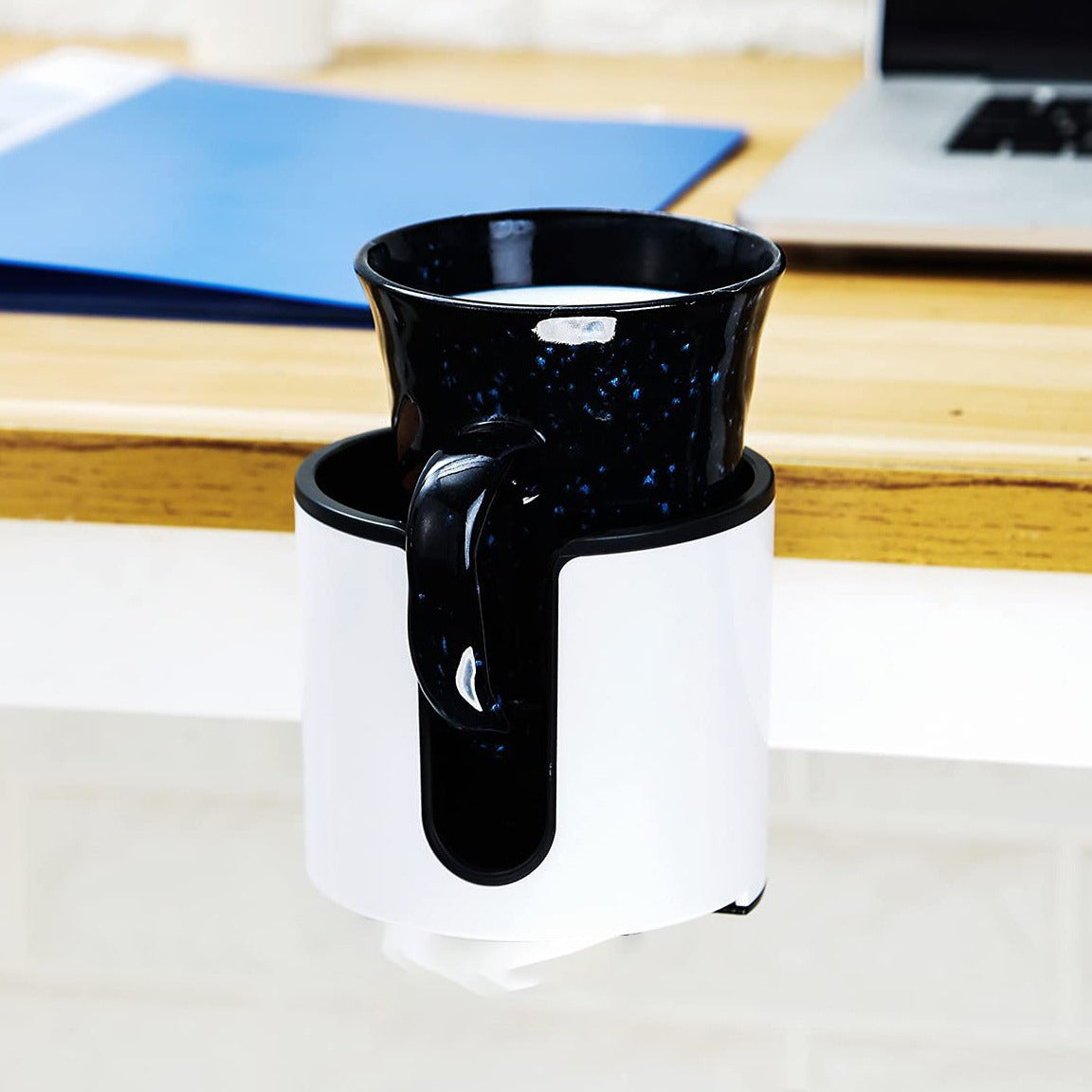 Rotating Metal Cup Holder – 2-in-1 Foldable Car Cup Stand