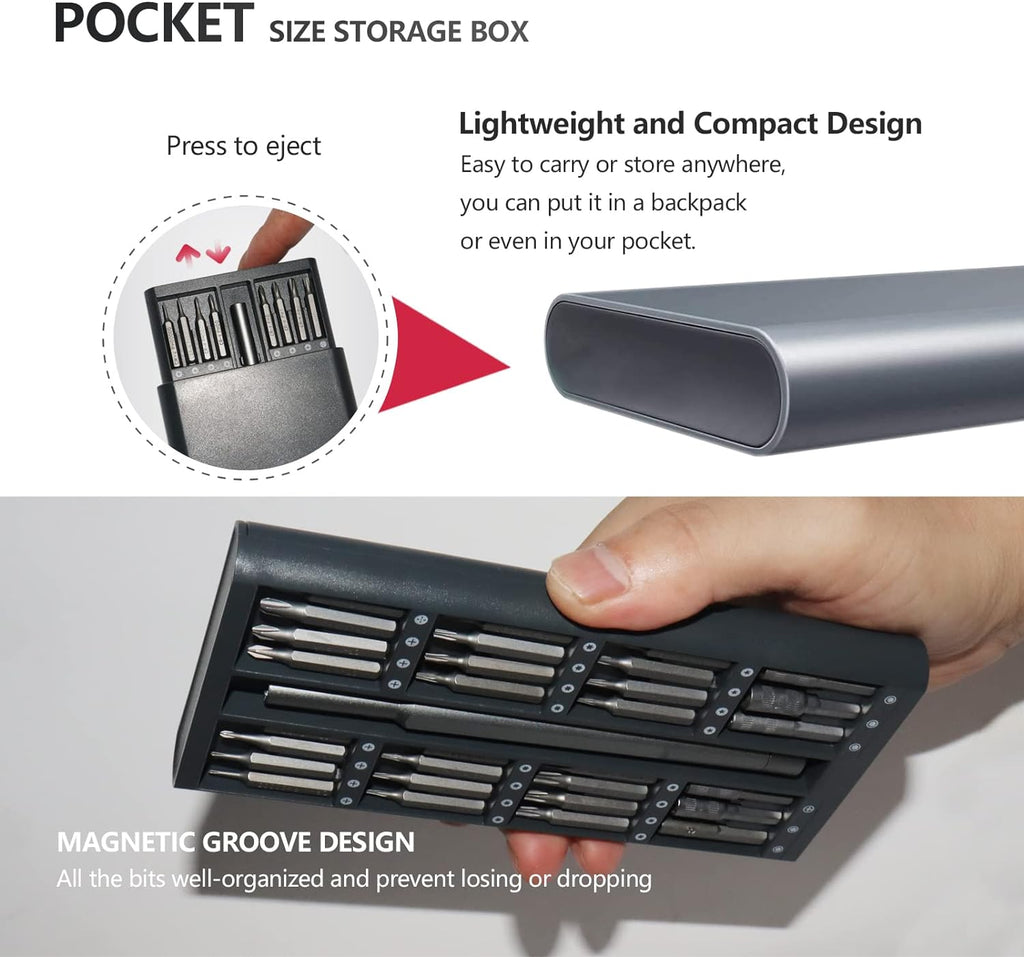 64-in-1 Precision Screwdriver Set — Magnetic Repair Toolkit