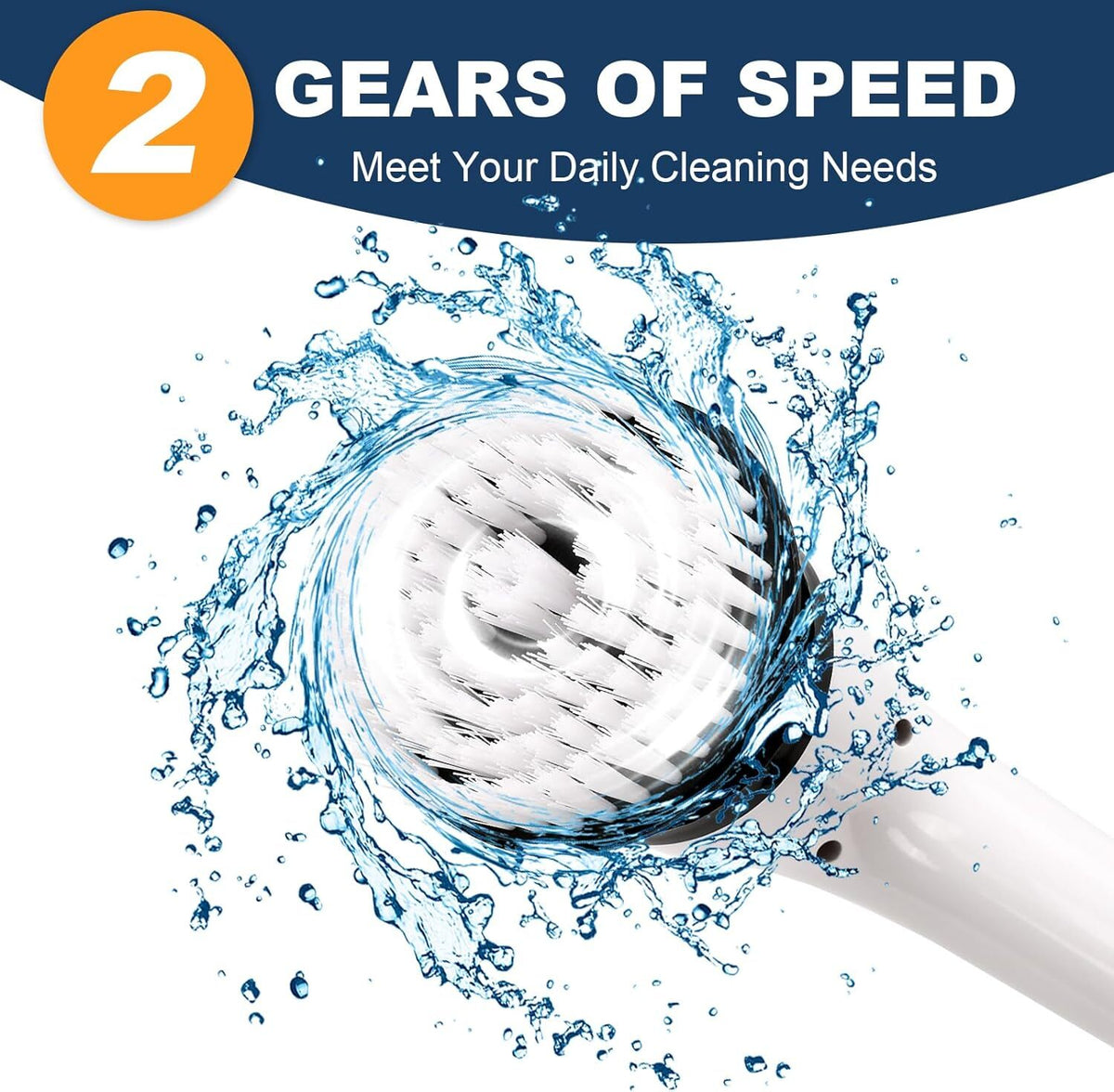 Cordless Electric Spin Scrubber Turbo Scrub Cleaning Brushs Chargeable
