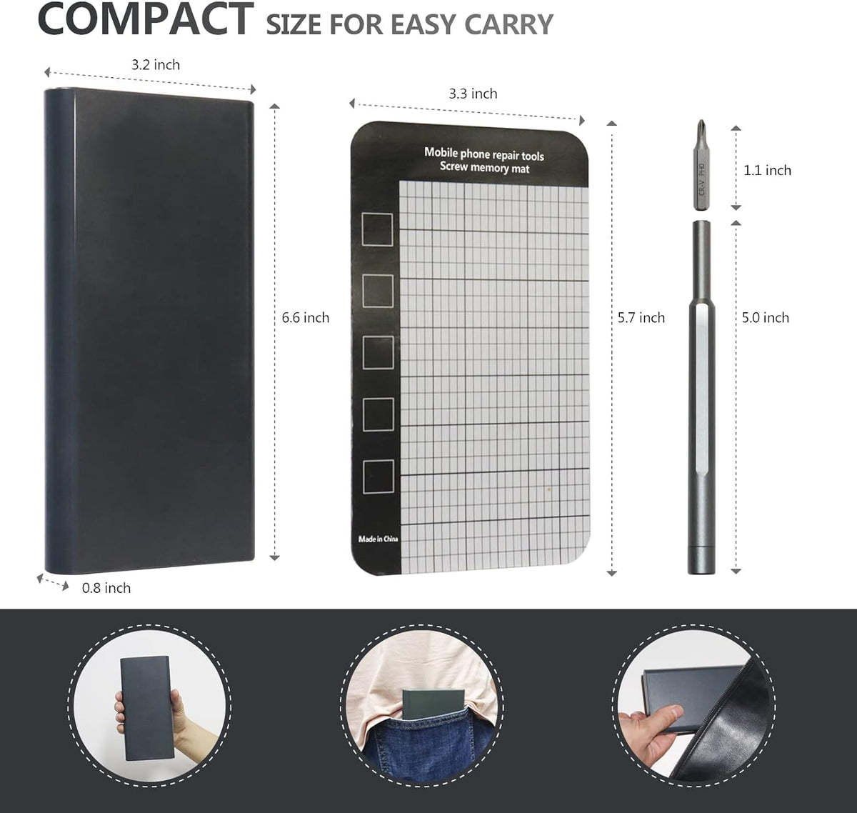 64-in-1 Precision Screwdriver Set — Magnetic Repair Toolkit
