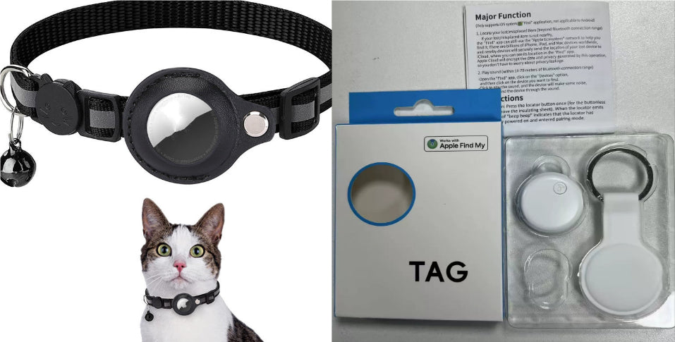 Reflective Collar Waterproof Holder Case For Airtag Air Tag Airtags Pr
