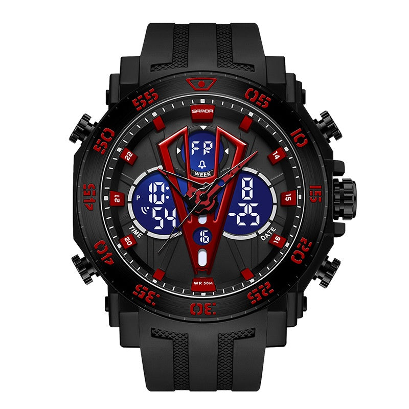 Sanda Youth Dual-Display Digital Watch - Student Sport LED Watch for Men Boys