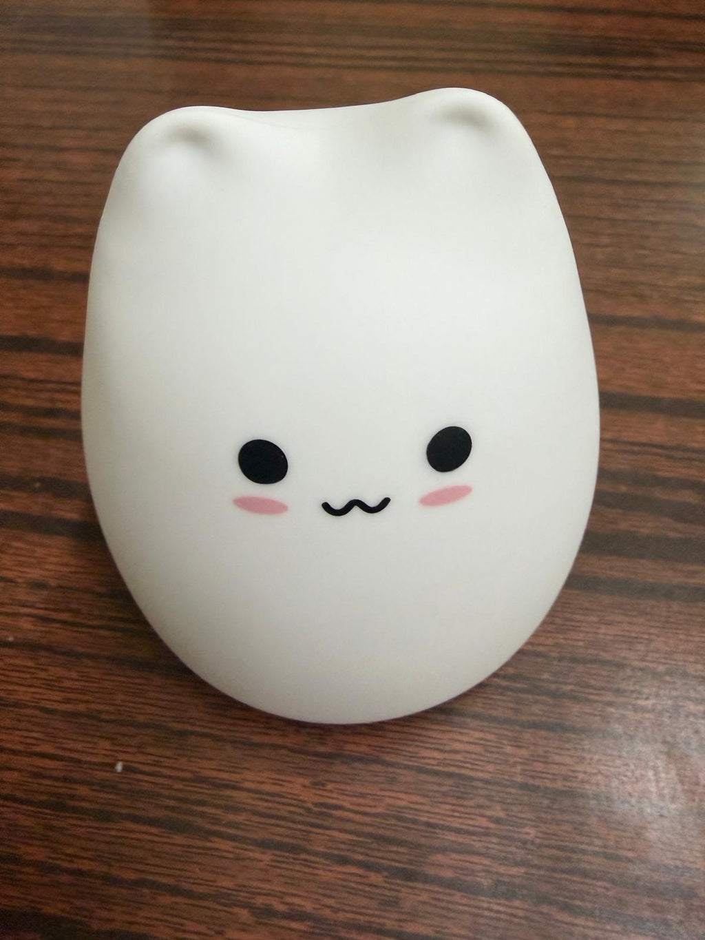 Silicone Cat Touch LED Night Light | Soft Glow, 7 Colors, USB-C | Kids Bedroom, Nursery Gift