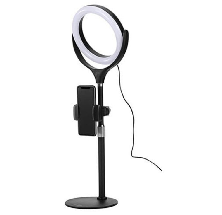 8 LED Ring Light Dimmable Lighting Kit Phone Selfie 40cm Tripod Makeup