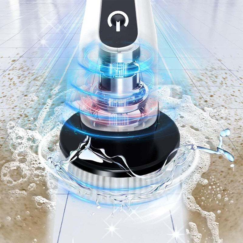 Cordless Electric Spin Scrubber Turbo Scrub Cleaning Brushs Chargeable