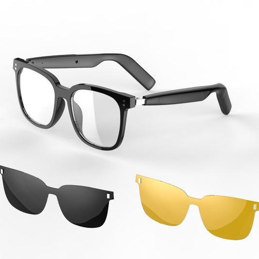 KP-Y102 Smart Bluetooth Audio Glasses - Air Conduction Wireless Glasses Day Night