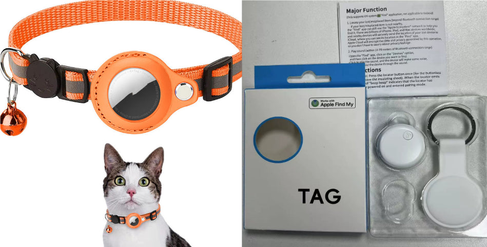 Reflective Collar Waterproof Holder Case For Airtag Air Tag Airtags Pr