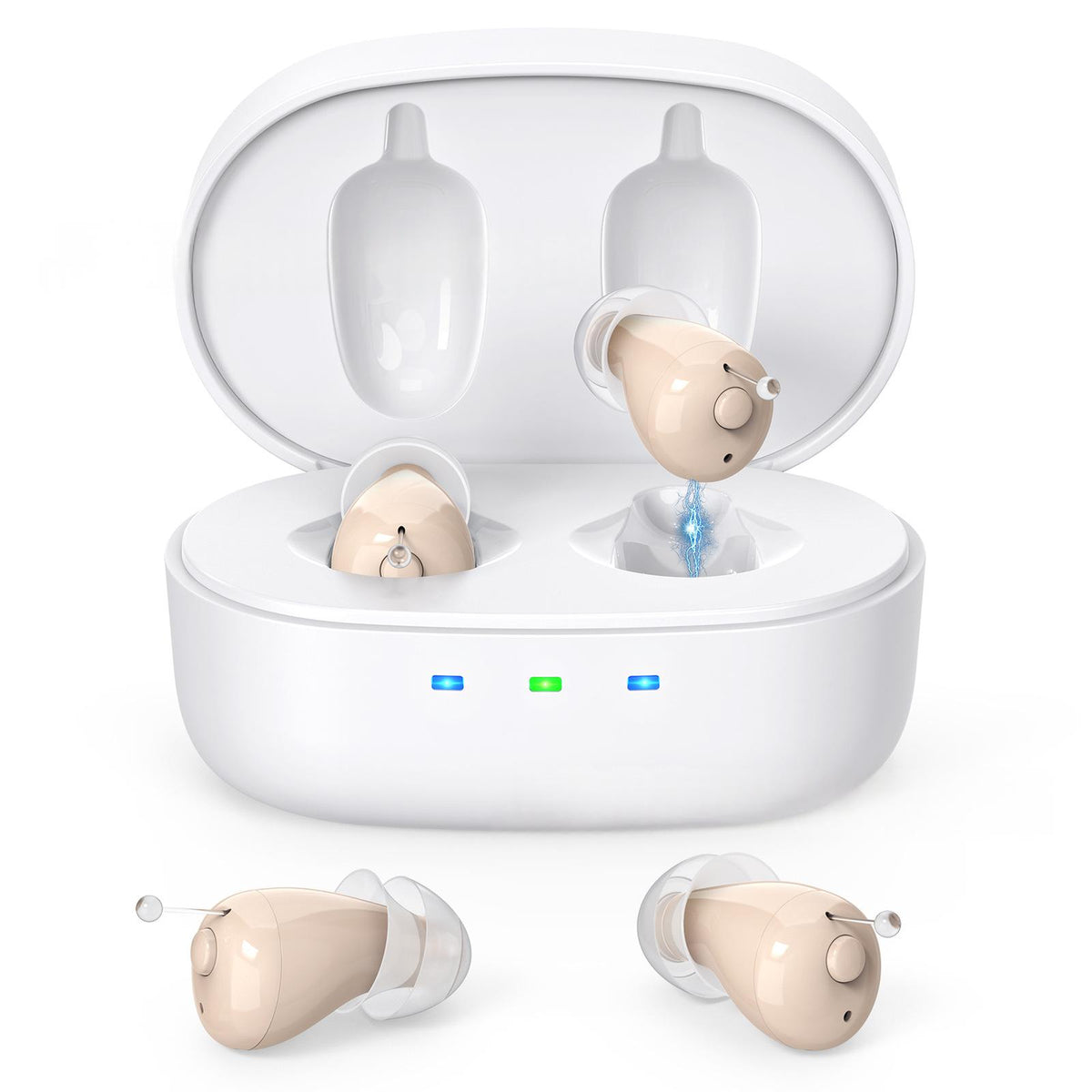 Hearing Aid for Elderly - Sound Amplifier Personal Listener Device Rechargeable